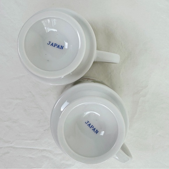 Vintage Pedestal Fruit Mugs Made in Japan (2) - Picture 6 of 8